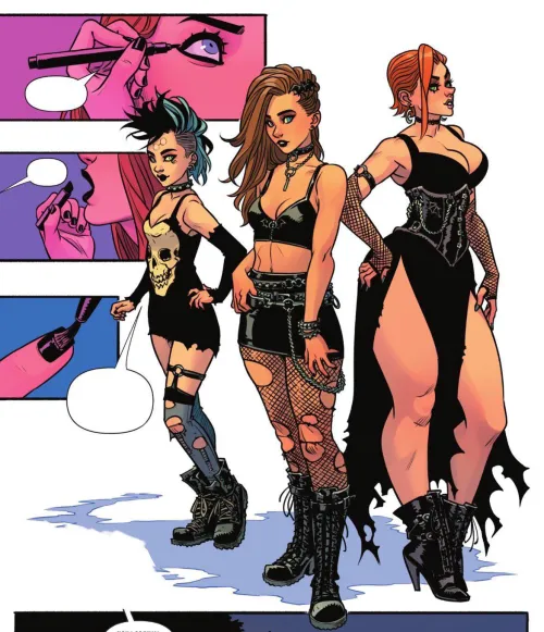 Kara, Lena, and Lesla go punk rock (Sophie Campbell) [Supergirl]