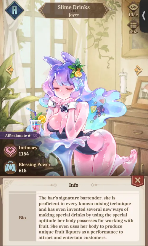 Kind of a follow up about the alcohol slime girl post from earlier