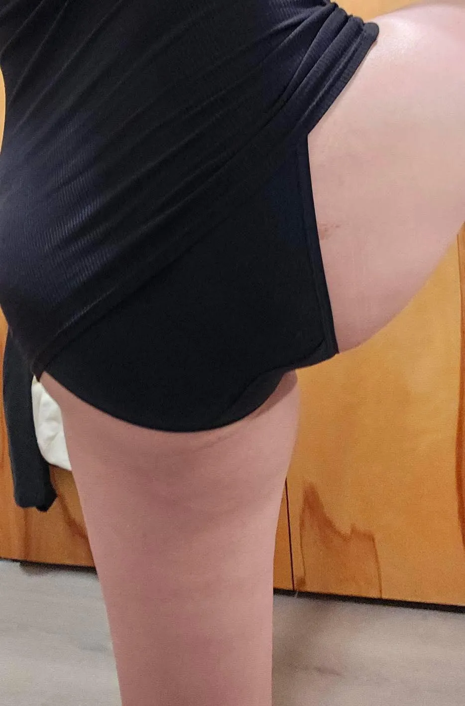 Morning stretch; have to make sure I stay flexible