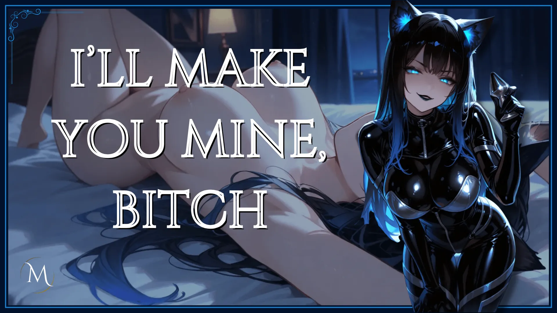 Noir makes you her slut with dark magic - Femdom Humiliation JOI