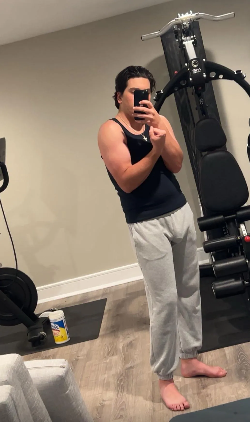 Obviously showing something off