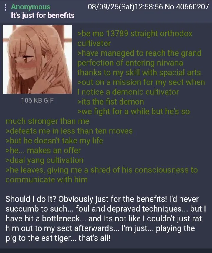 Orthodox cultivator falls to the demonic path