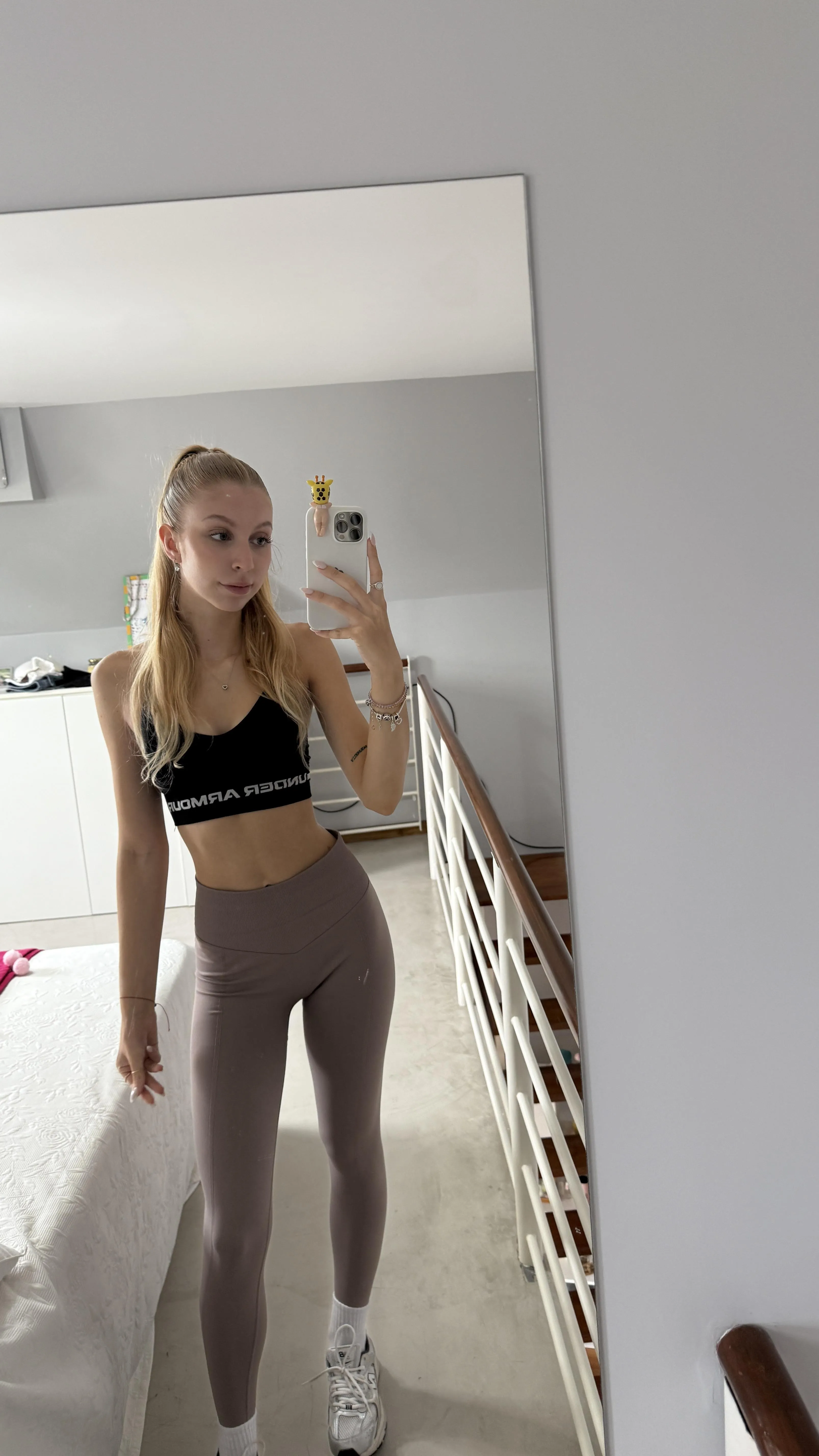 Rose yoga pants for today