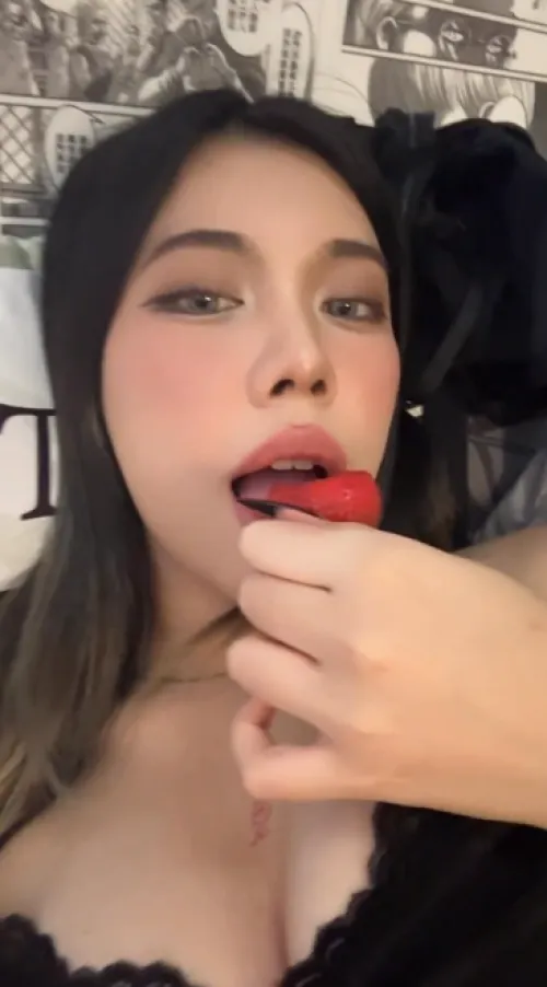 Should I use my tongue on you?