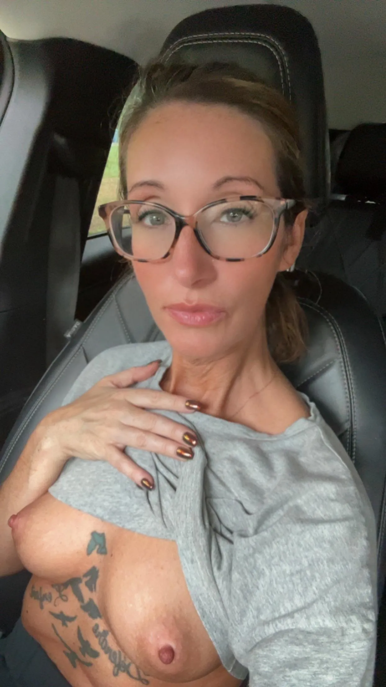 Titties out early this morning