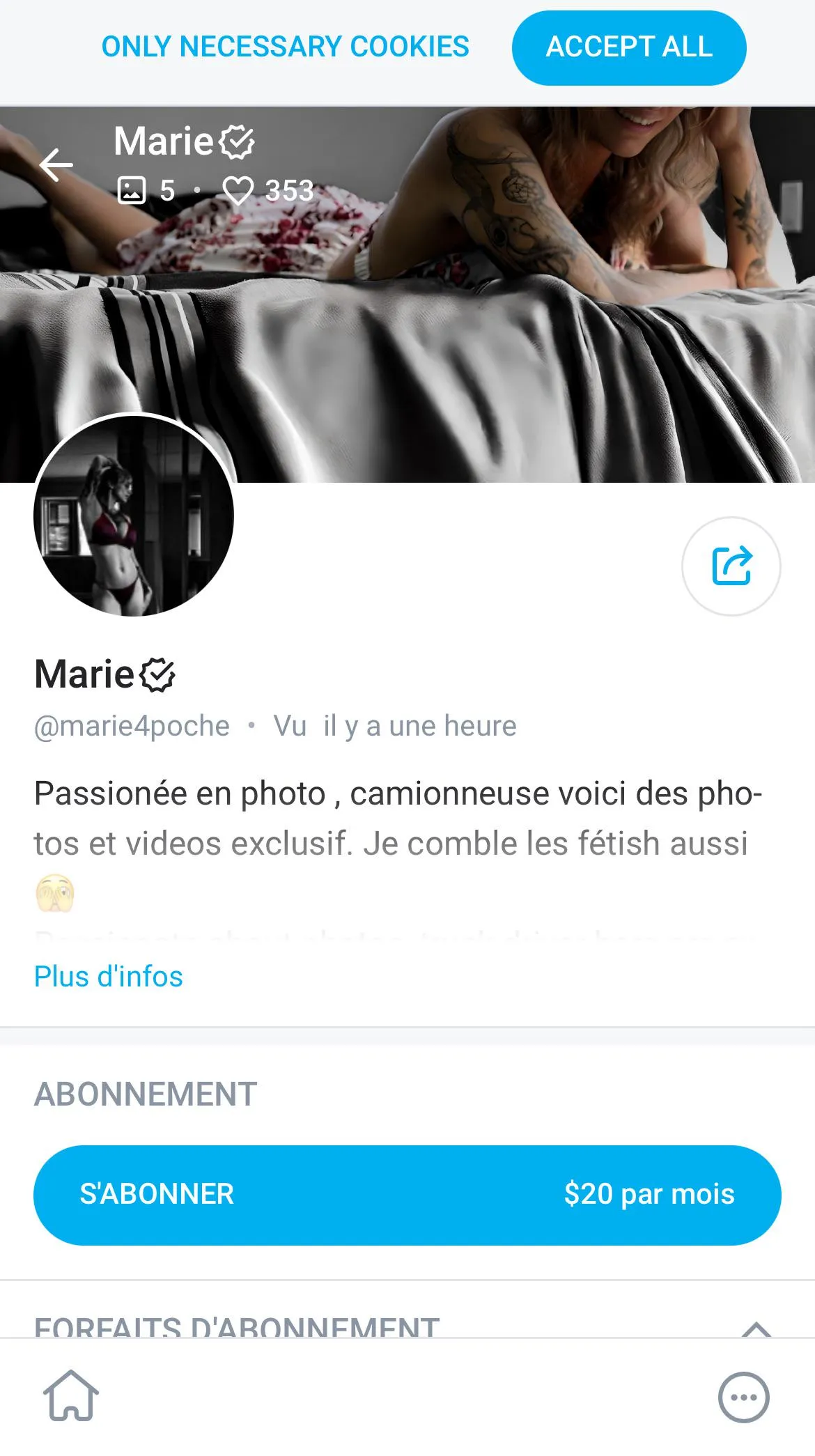 Truckeuse quebecoise