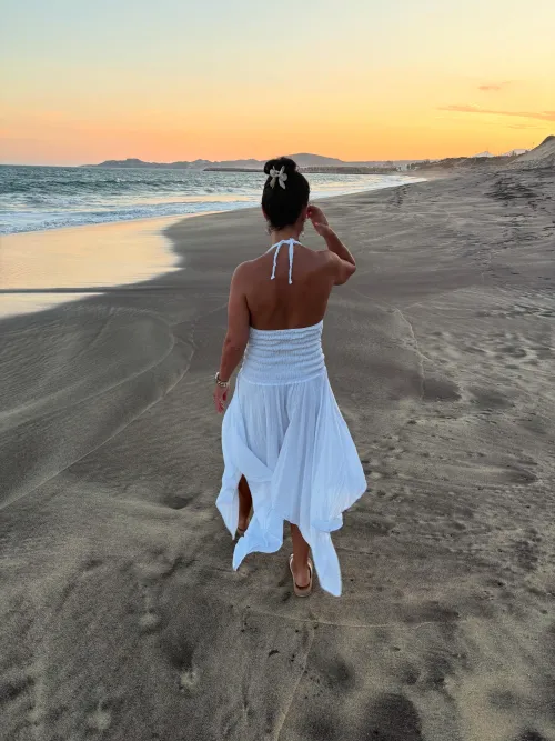 We have the beach to ourselves