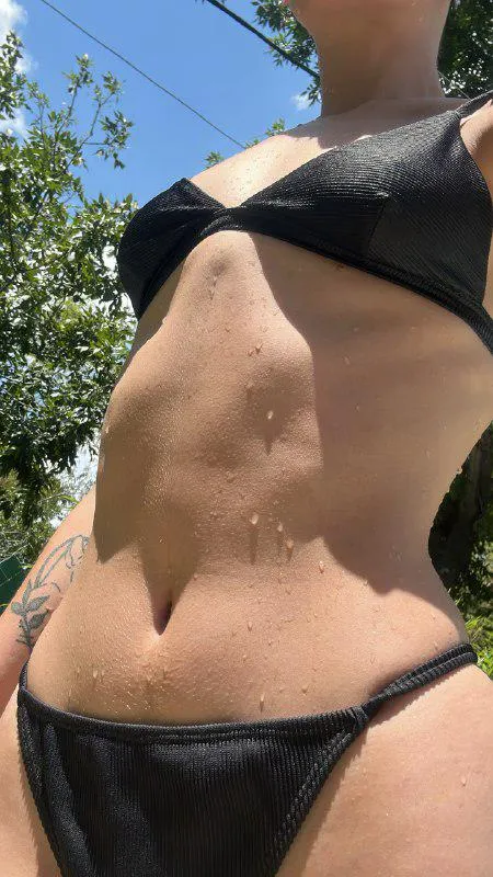 Wet with water, wish it was something else