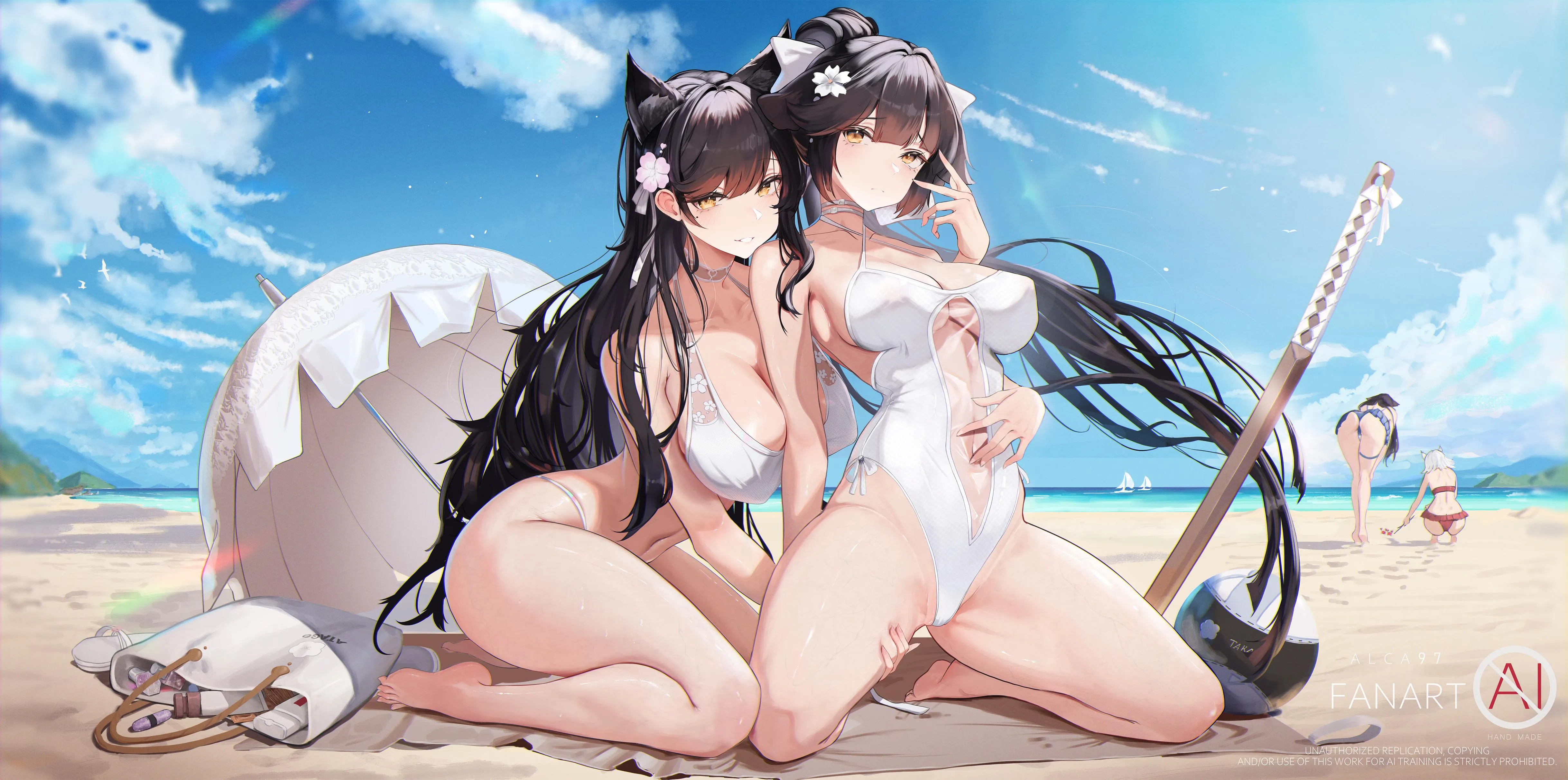 Atago with her sisters ^^