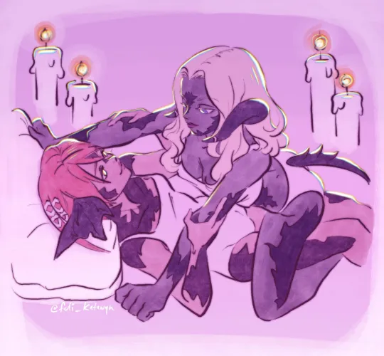 Cirina & Sadu (luckykat) [Final Fantasy XIV]