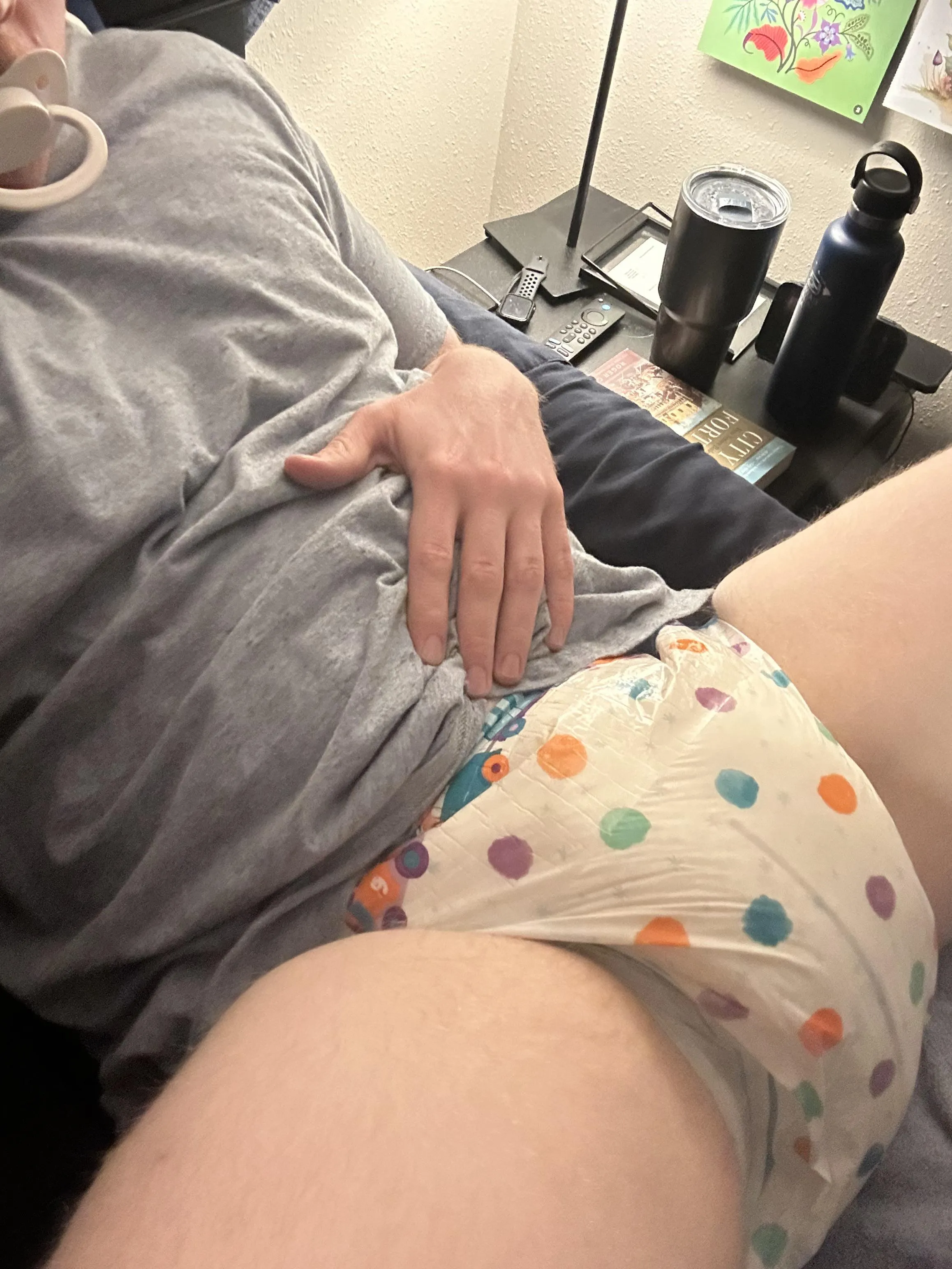 I love being soaked in pee 🙈