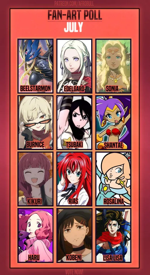 JULY 2025 POLL IS LIVE! Who's your pick? 👀