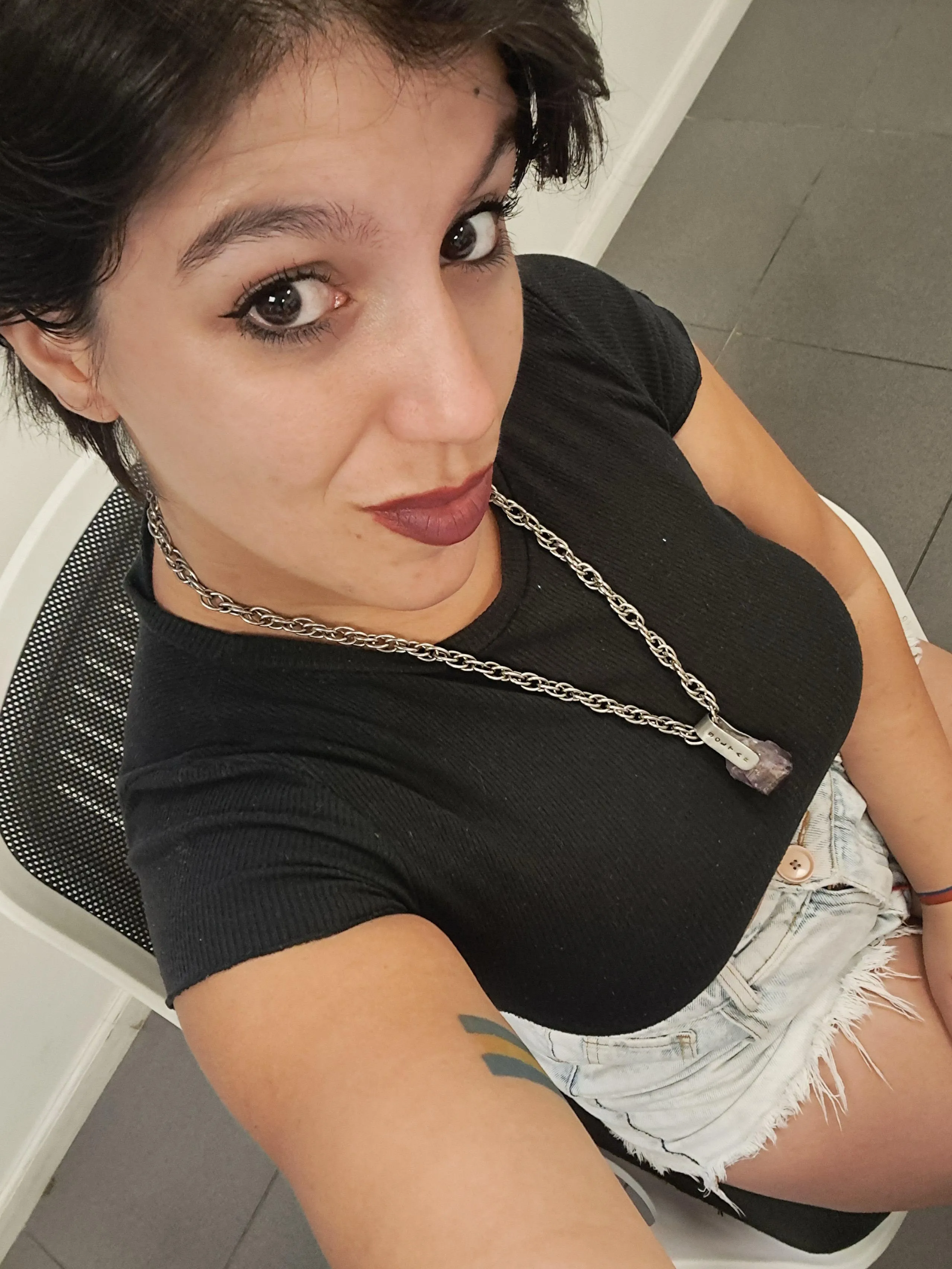 My lips don’t just speak—they command. Every glossed curve a decree, and you’ll obey with every breath.