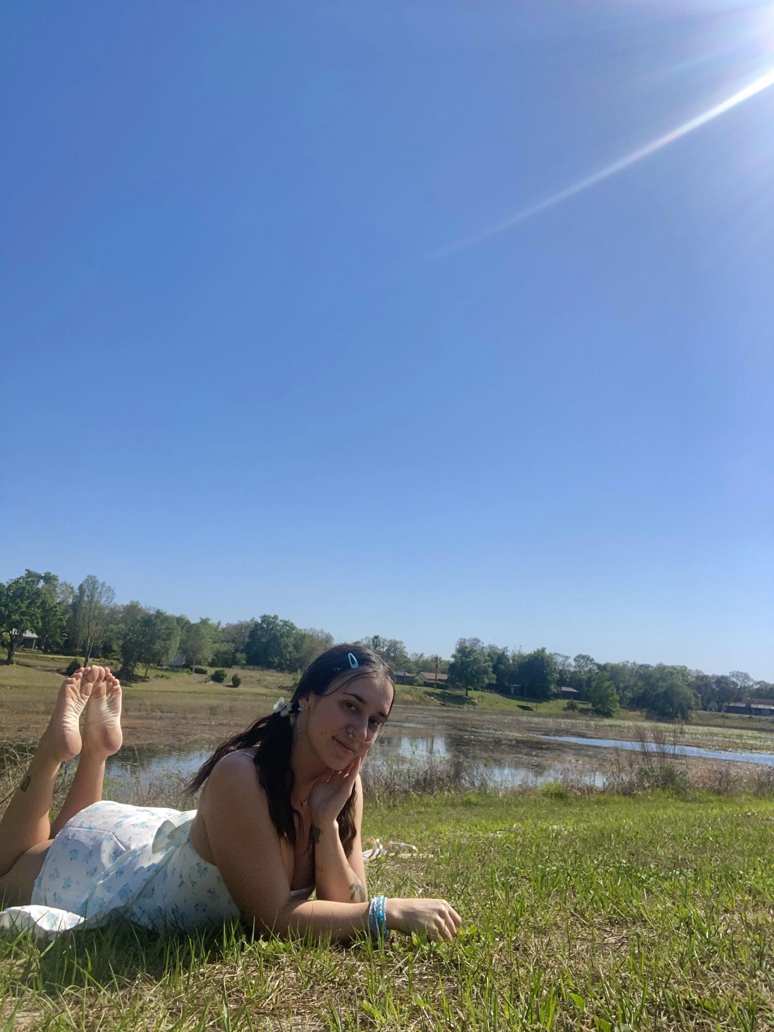 My soles look achingly beautiful beneath the sun