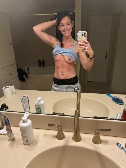 Side braid for my workout