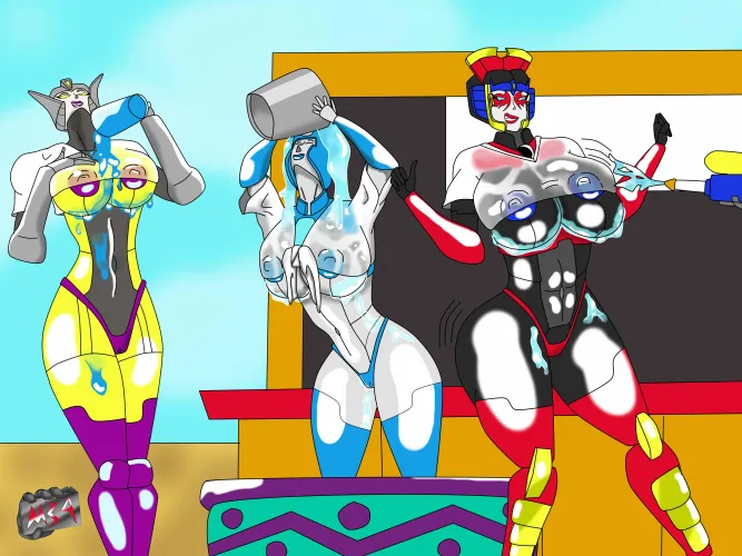 Summer Fembot Wet T-shirt contest.