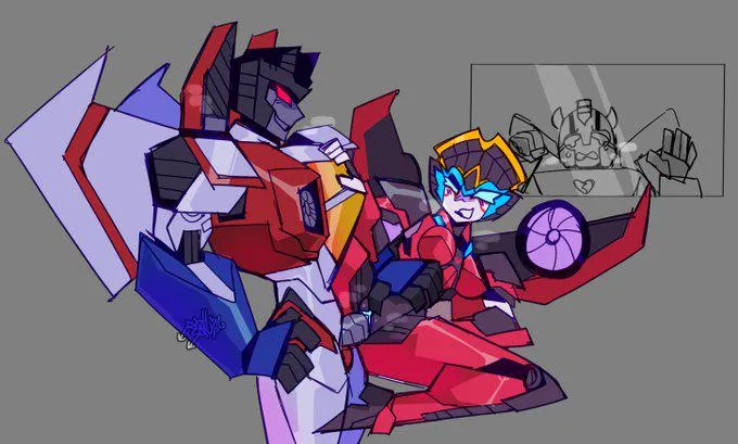 Winblade and Starscream rendezvous