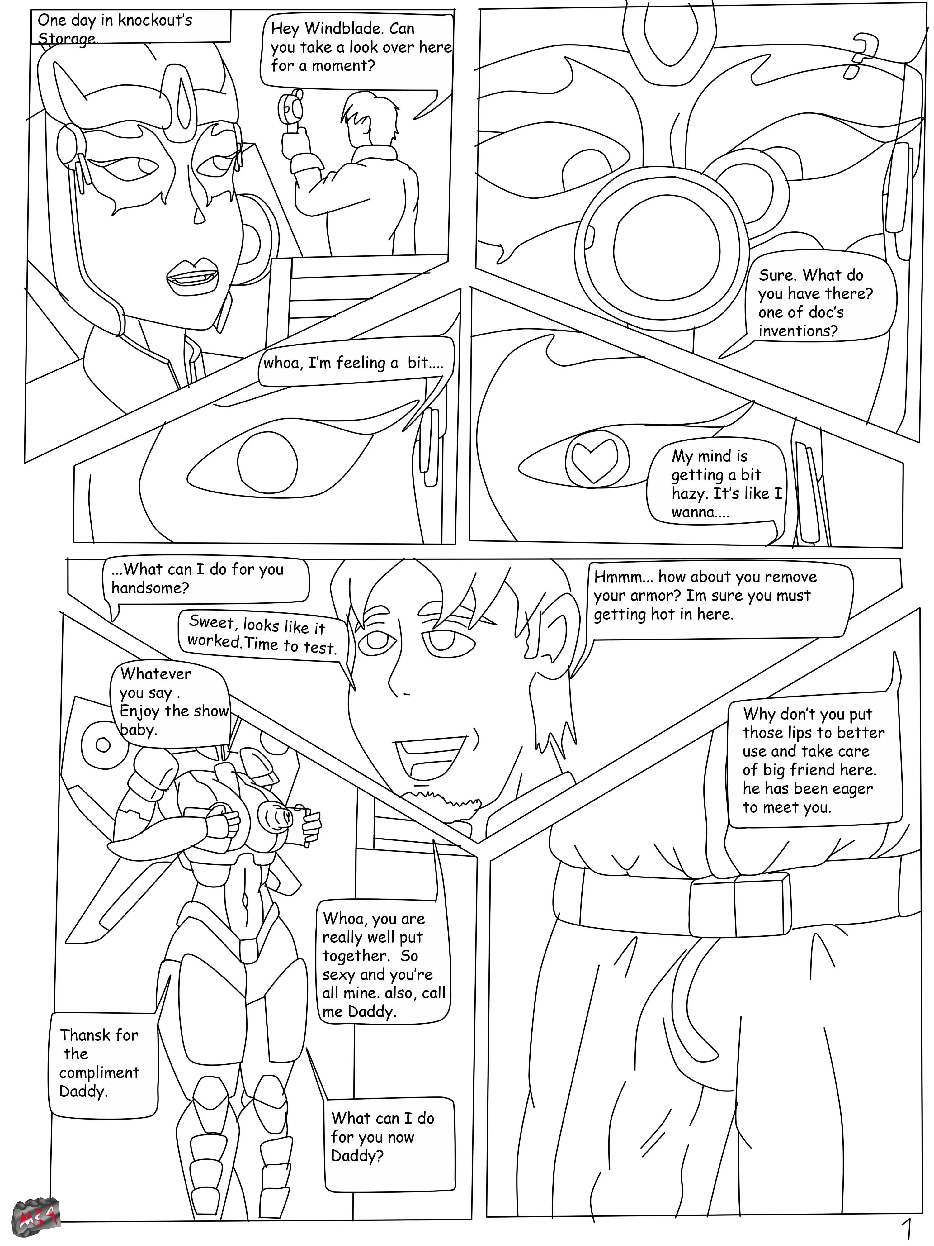 Windblade Hypno 1 (black and white)