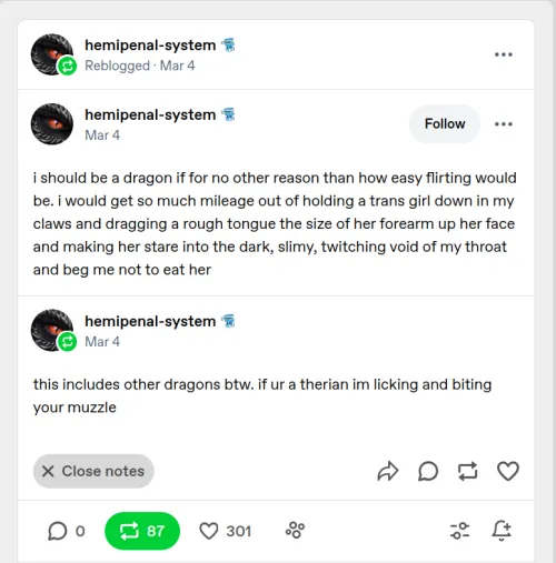 Anyone wanna get pinned down by a dragon?