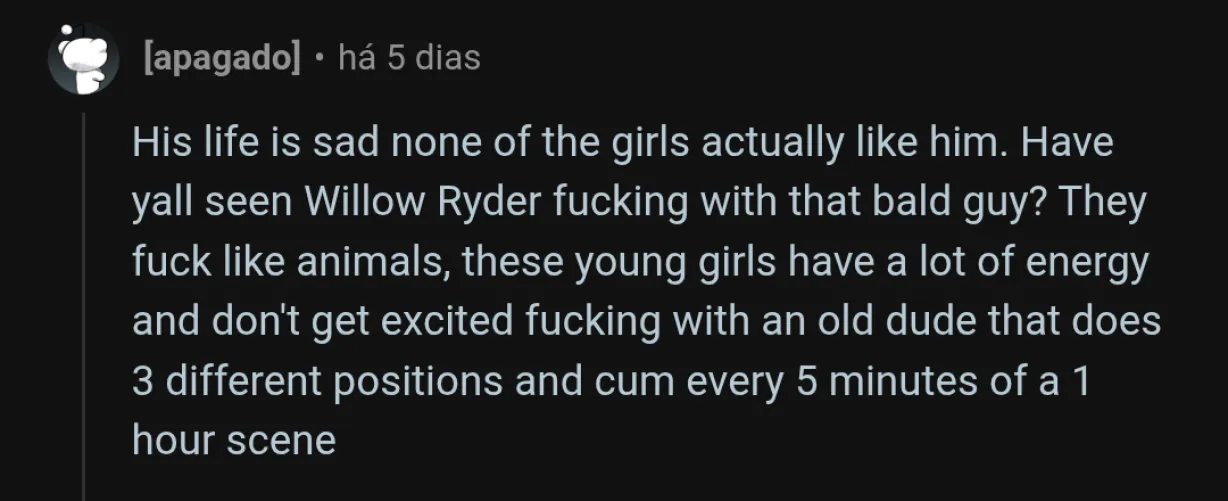 Before you call me a coomer, I want to refute this user and understand the reason for the gratuitous hate on this sub.