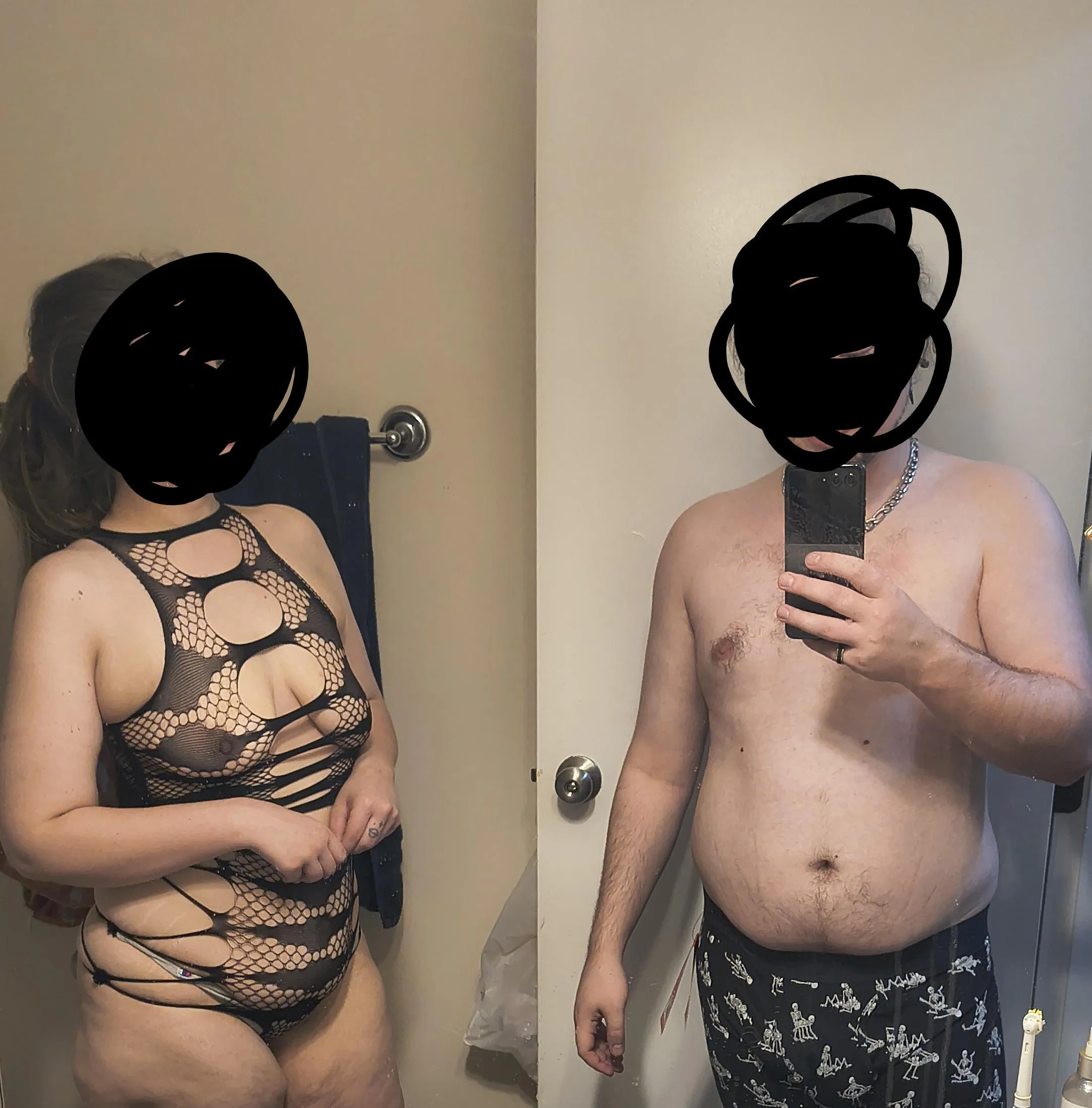 Bi married couple 28m26f looking for fun female third for inside and outside the bedroom fun 420 friendly