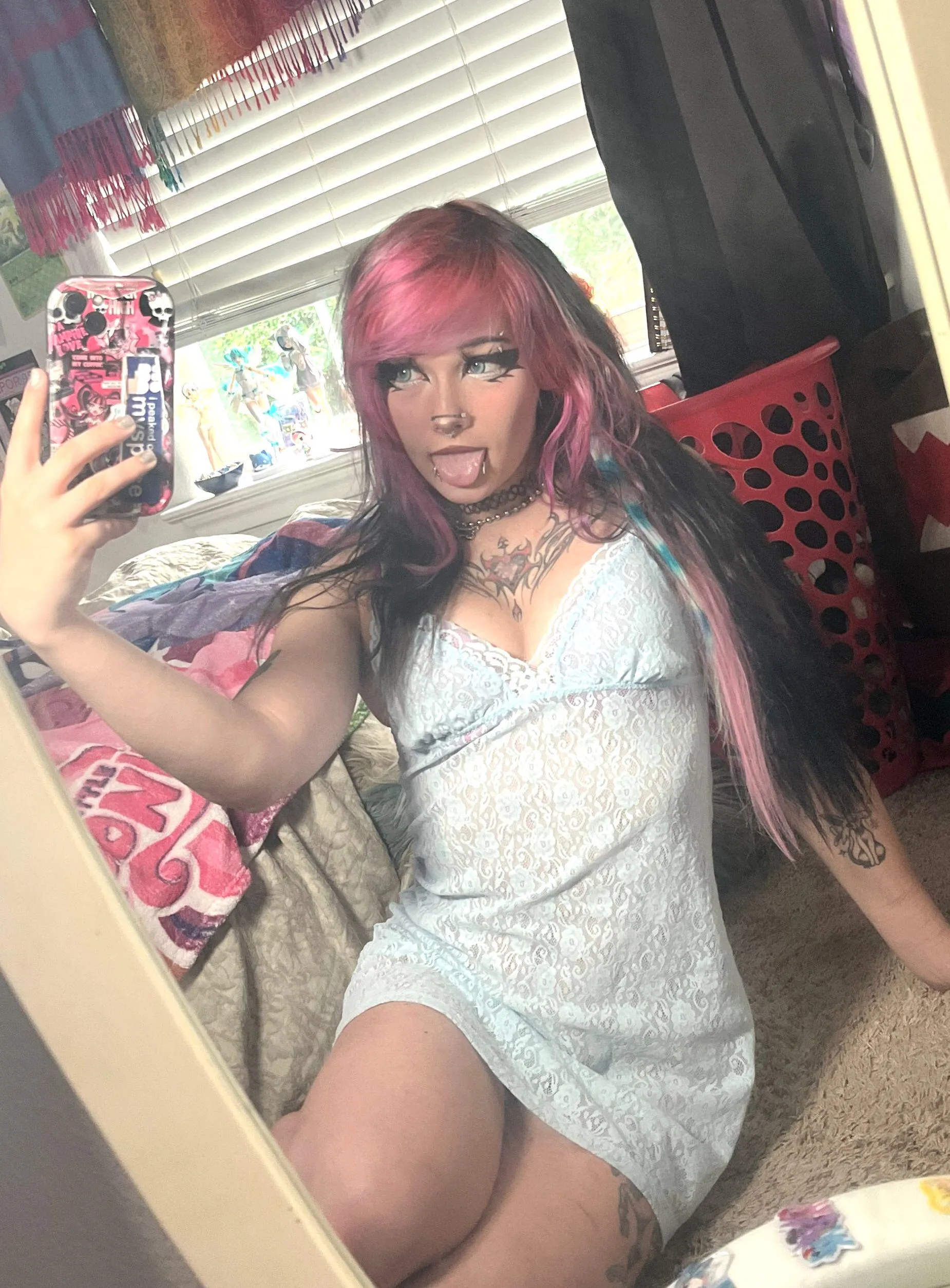 can you stay over? i'm home alone