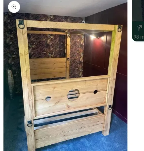 LOOKING FOR BED BLUEPRINTS! Something for suspension beams and wooden stocks at one end.