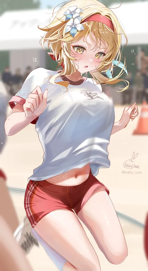 Lumine at sports festival (カブウサギ / kabu_usa)