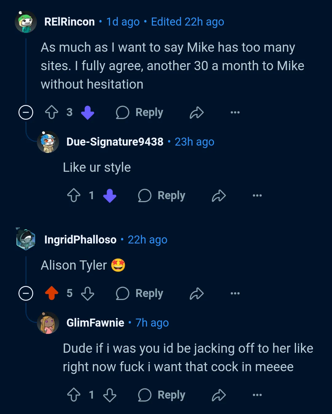 Meanwhile on the other sub...