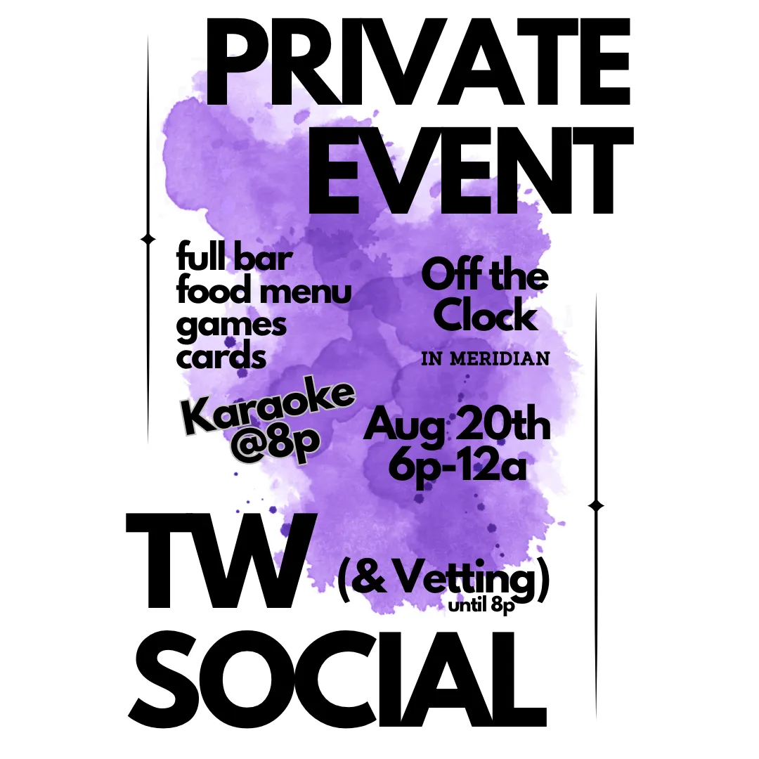 Meet & Greet from 6p-8p tonight (& Vetting for those that need it) After that, Karaoke til midnight! Who's coming!?