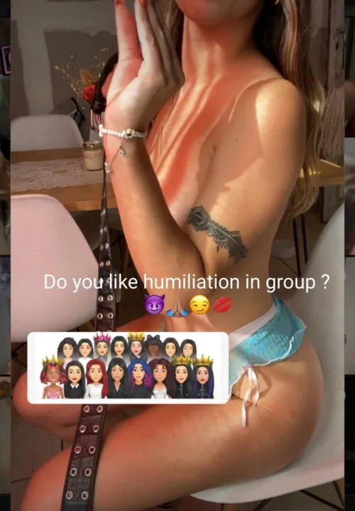my group of goddesses is waiting for you, pathetic camaron, are you ready or are you still a crybaby?