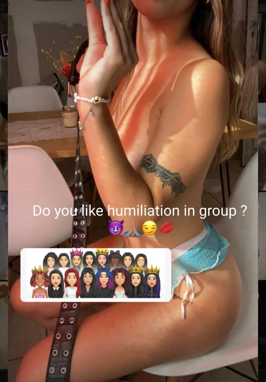 my group of goddesses is waiting for you, pathetic camaron, are you ready or are you still a crybaby?