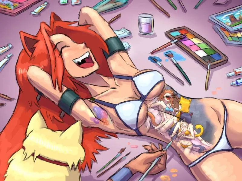 Painting by Tickler-Kun