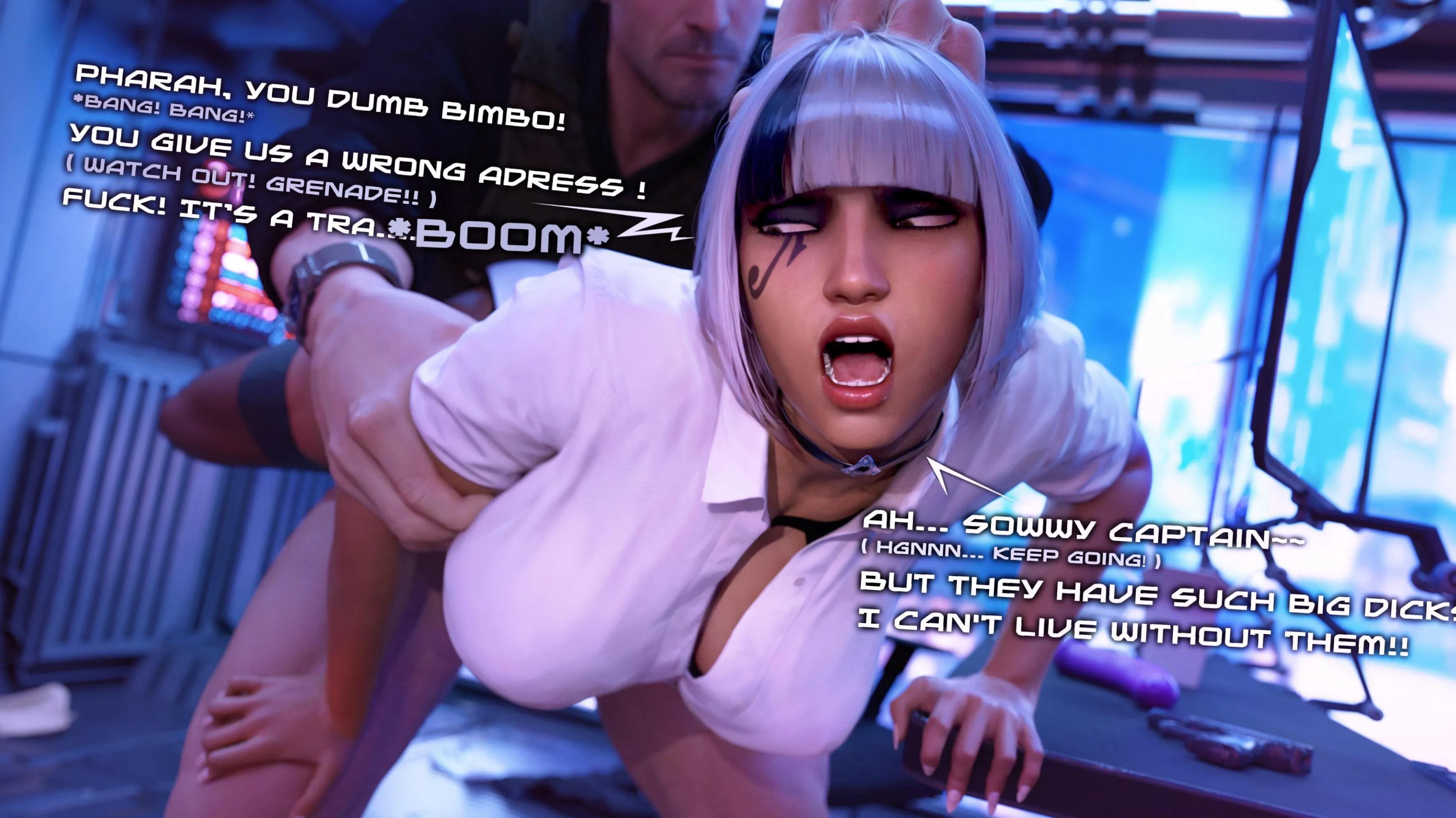 Pharah - Overwhore cyber agent (Lewdink)