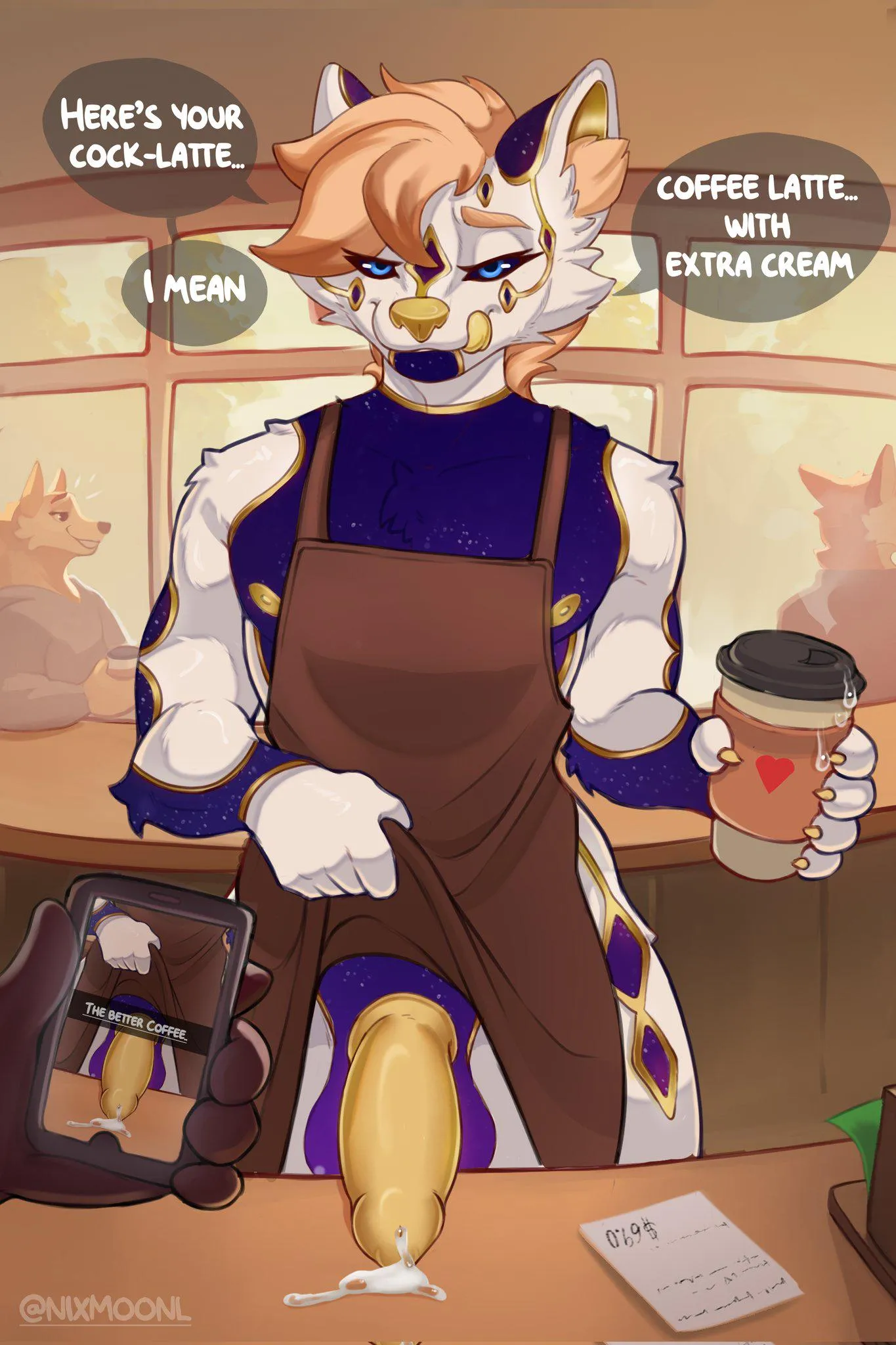 Please enjoy your hot beverage (NixMoonL)