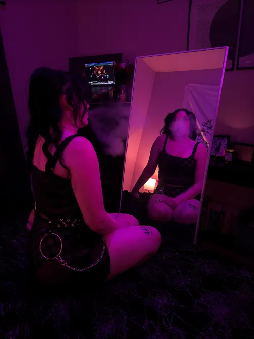 Sexy goth stoner at your service