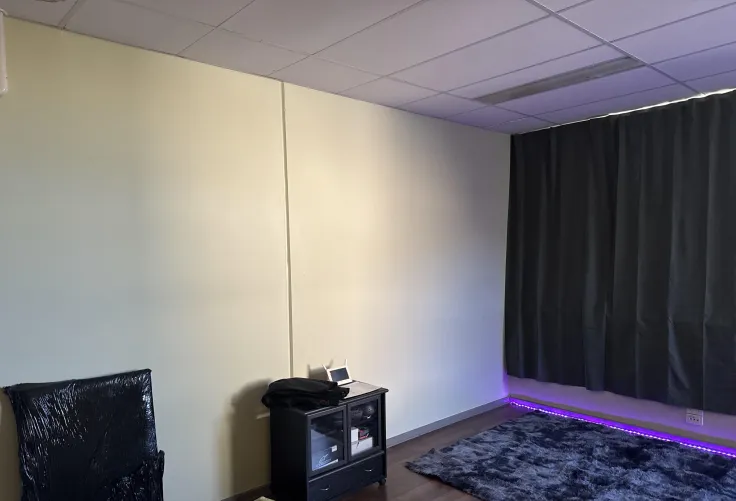 Wall anchor ideas into concrete wall, without being too obvious what they’re for.