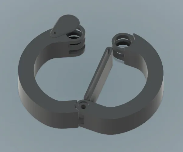 Wrist Cuffs with Ice Lock built in. For the self-bondage community!