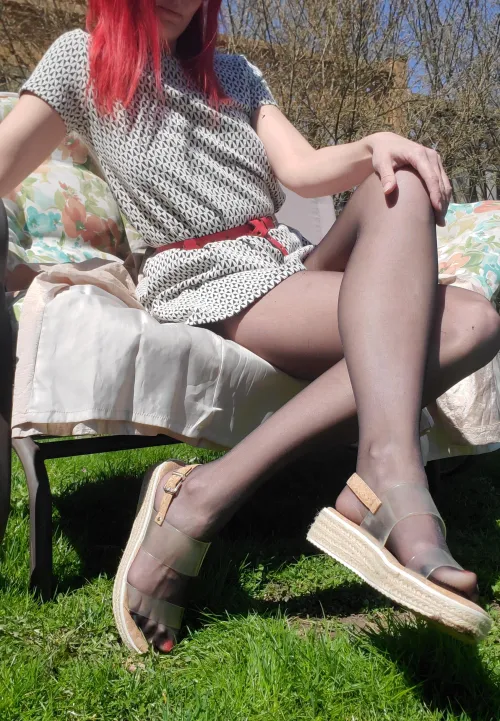 You can across me and enjoy the view..