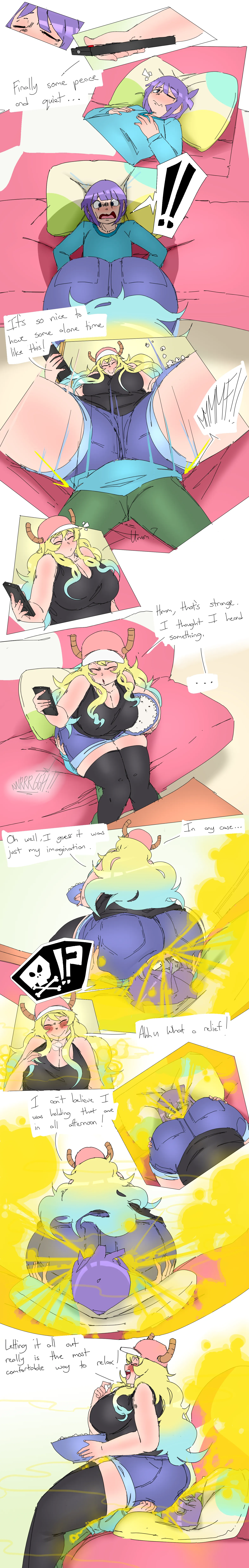 Art of the Month January 2024-- Winner: Lucoa Sitting and Farting