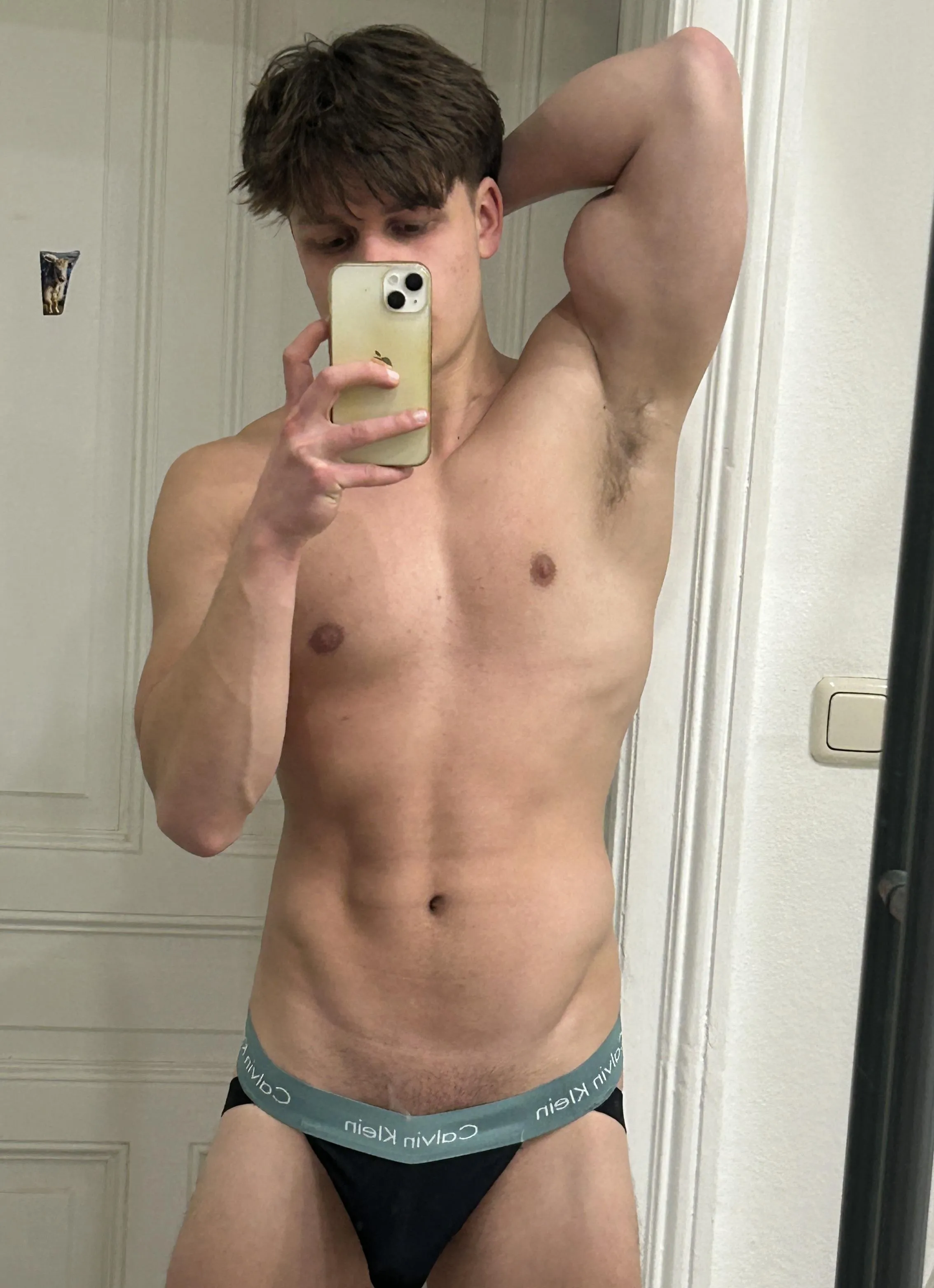 (20)Clean them with your tongue