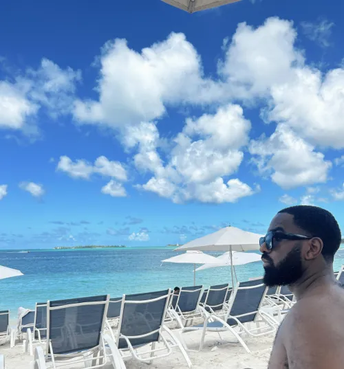 34M tall, dark and handsome looking..