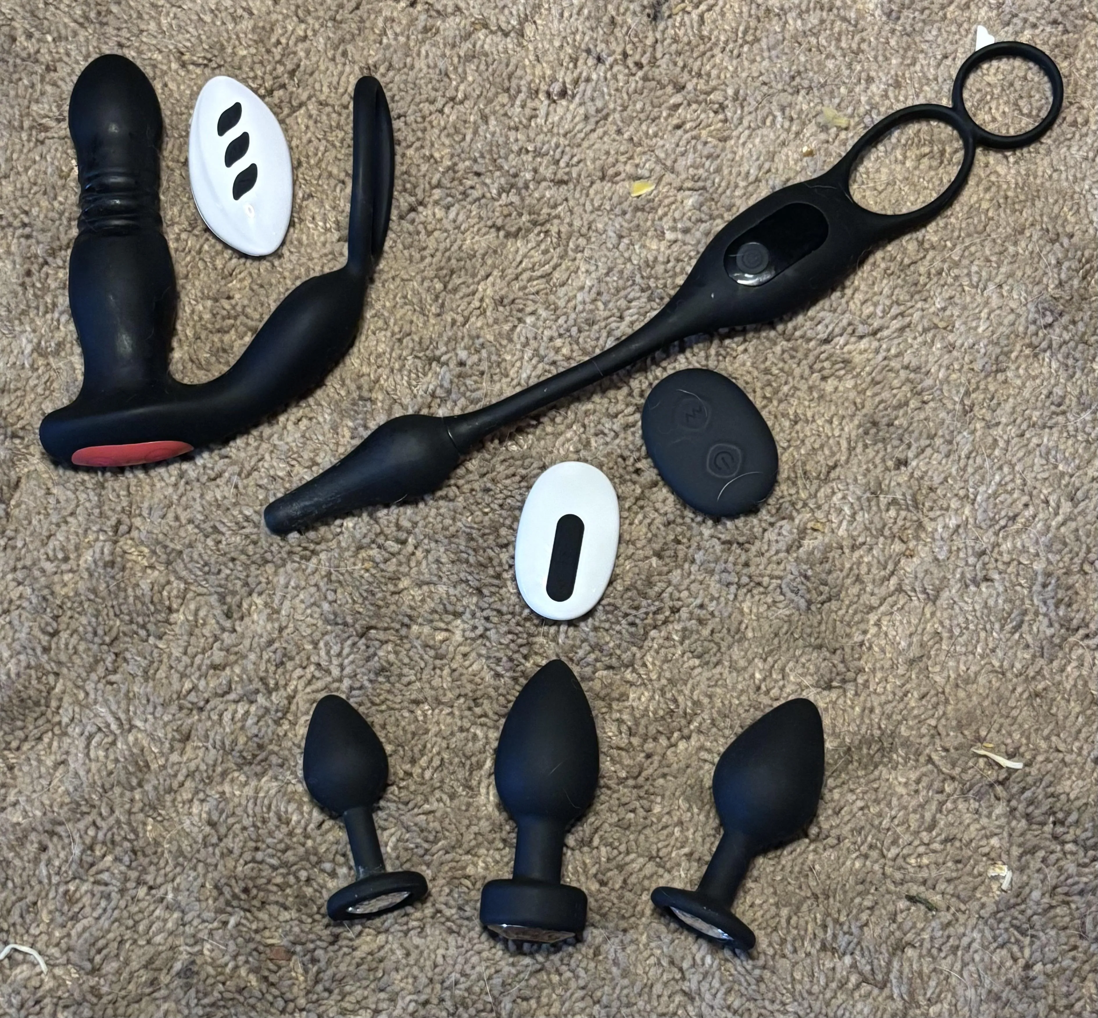 A veritable anal arsenal!