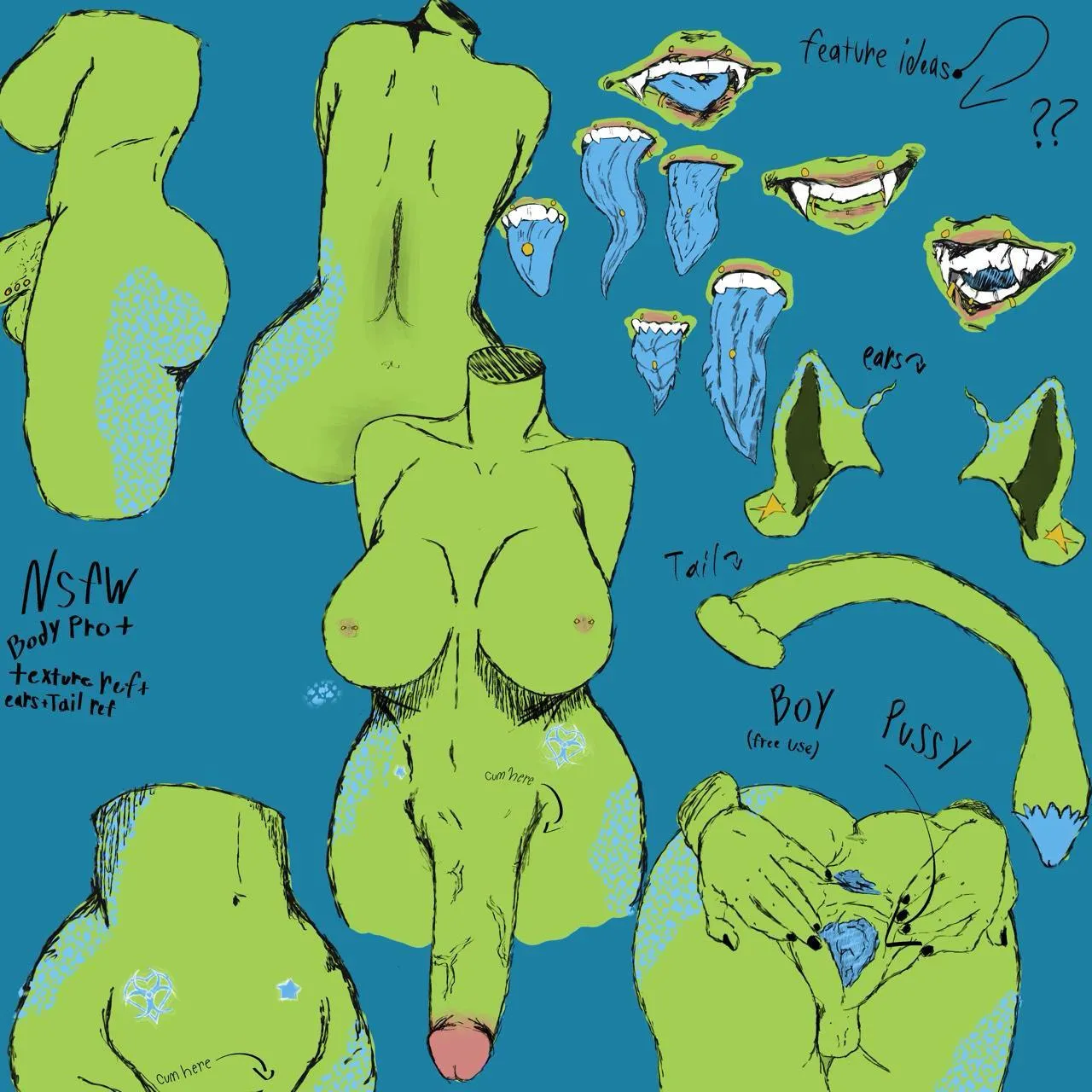 anyone want to buy refs? a full piece like this would only be 20-35$~ (depending on kink)