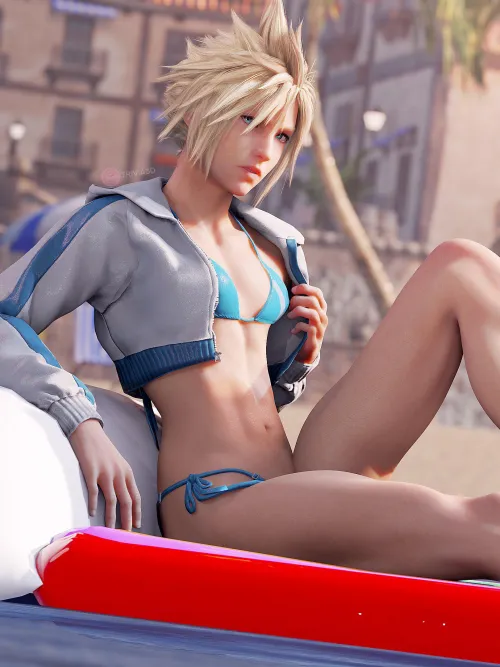 Cloud gives you a peek at the beach