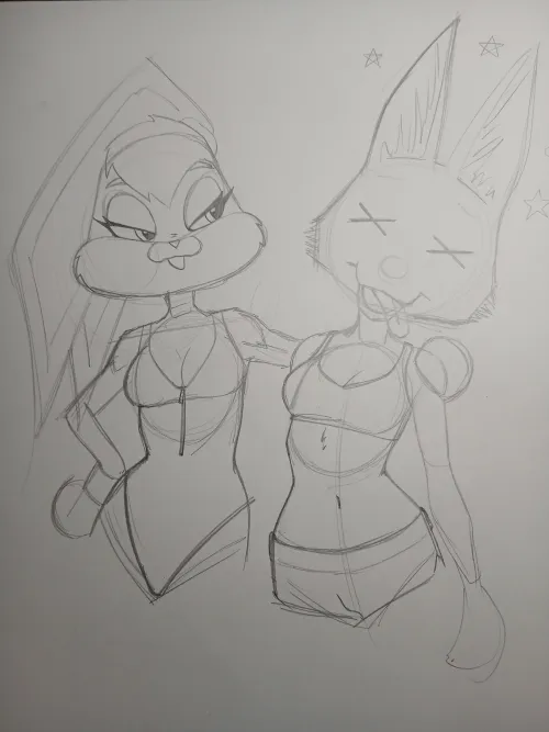 Diane defeated by Lola bunny