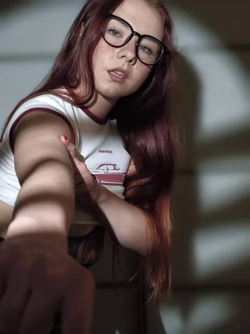 Do you think freckles and glasses make me look sweet?