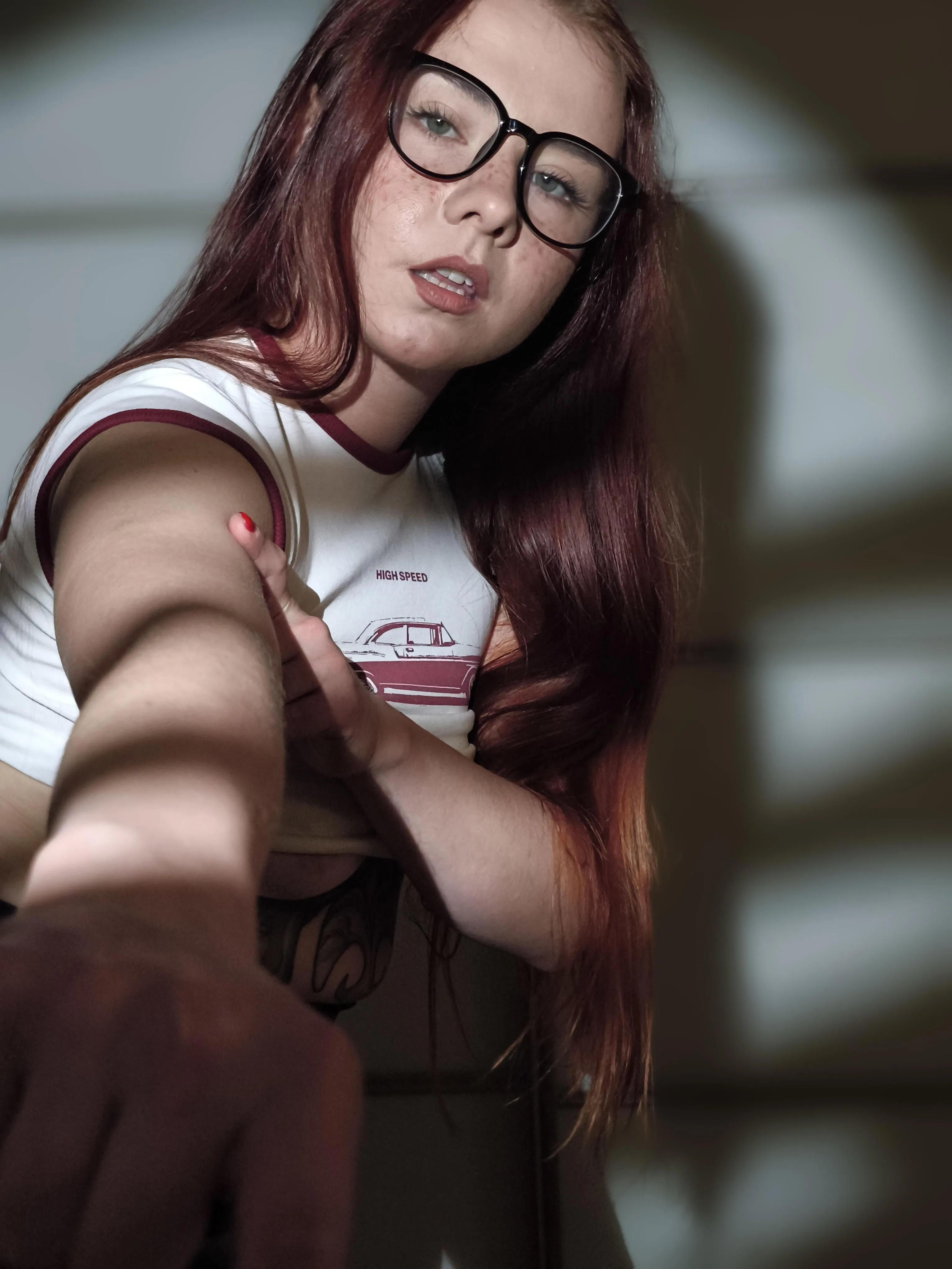 Do you think freckles and glasses make me look sweet?