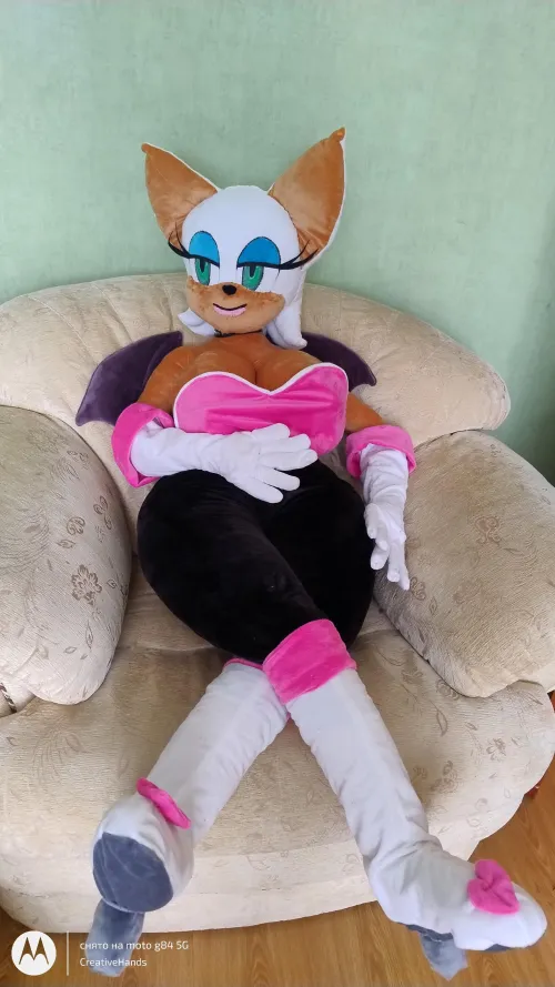 Found a Nsfw Rouge the bat plush on ebay