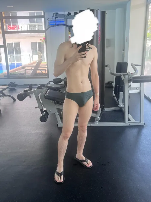 Morning swim and gym..